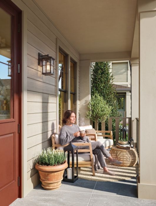 The Lodges of Huntersville Proposed development rendering at the corner of a residential neighborhood, showcasing buildings and landscaping plans.